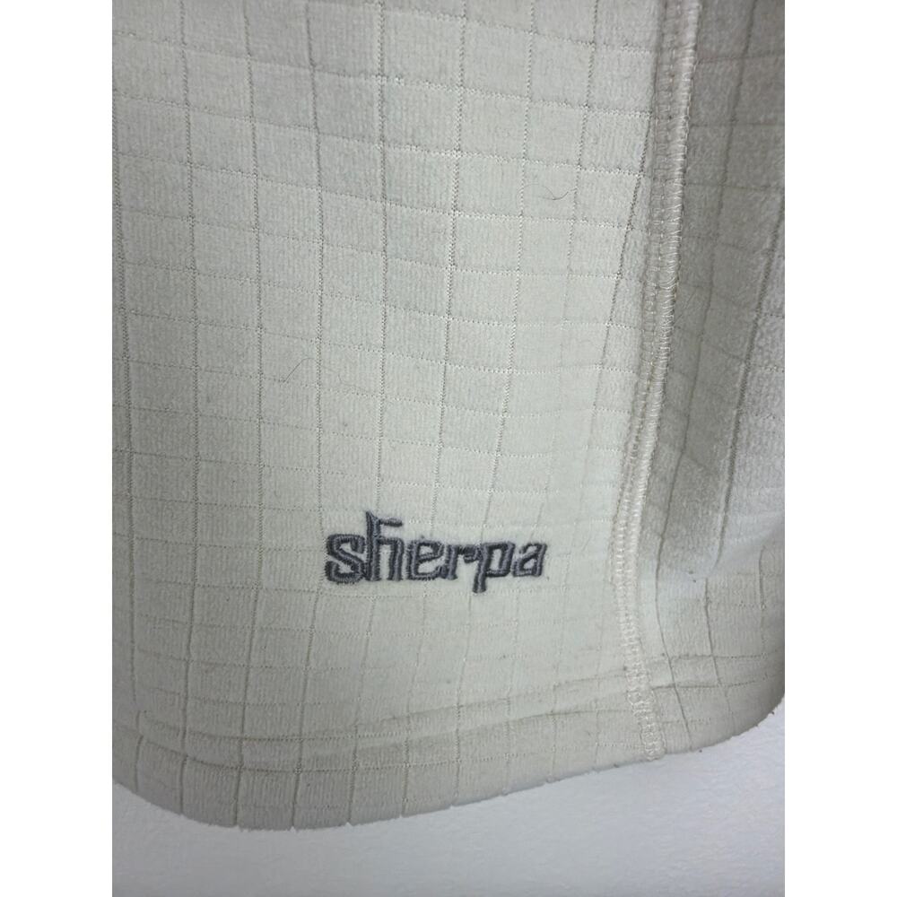 Sherpa Adventure Gear Womens Hoodie Small 1/4 Zip Cream Fleece Outdoor Nepal - Picture 5 of 8